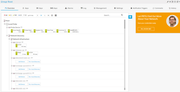 Device Tree after Initial Auto-Discovery