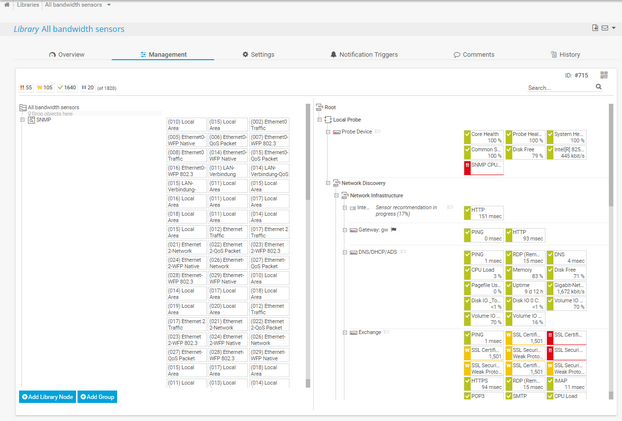 Library Management Tab